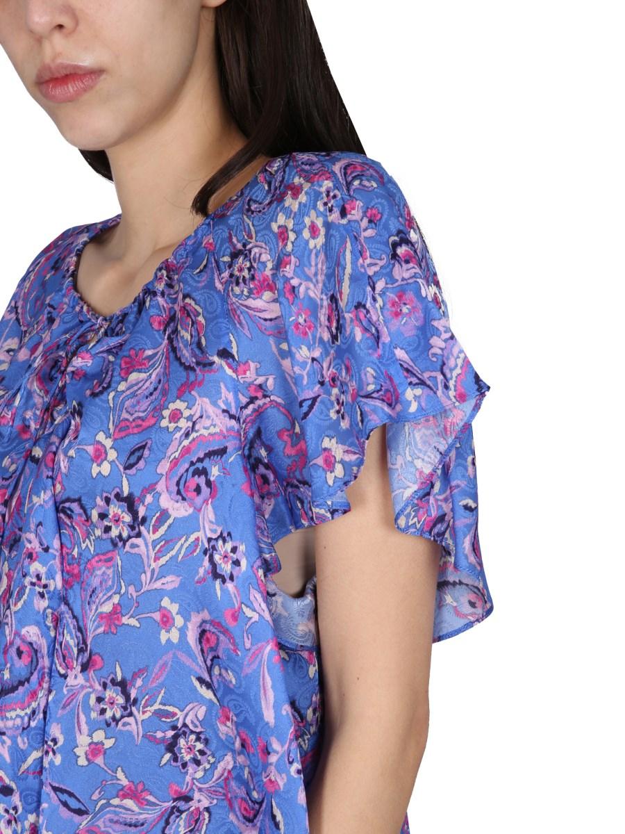 ISABEL MARANT TOP PENELOPE CON STAMPA FLOREALE