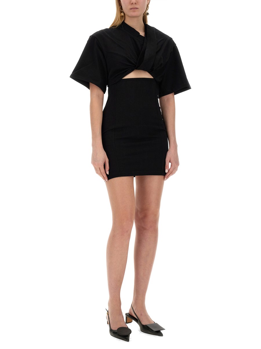 JACQUEMUS ABITO "BAHIA" IN COTONE