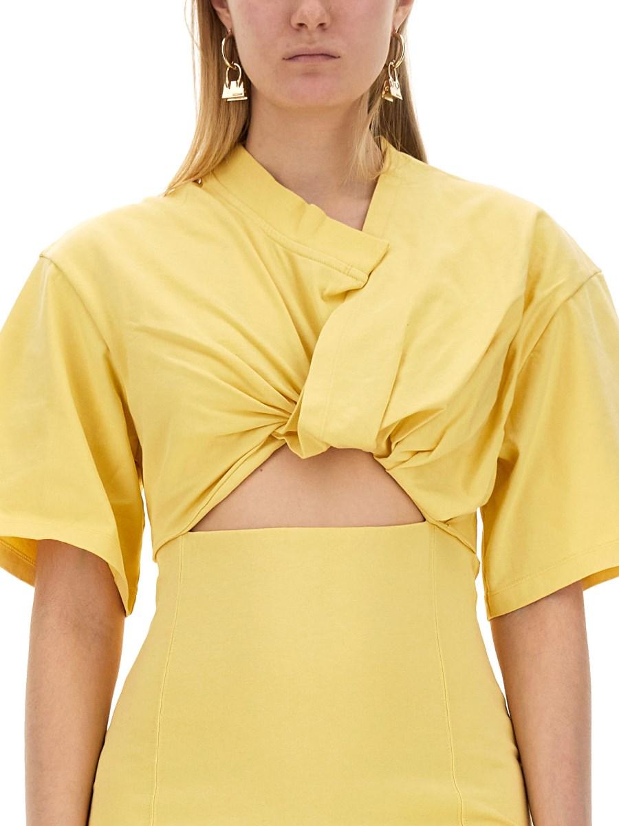 JACQUEMUS ABITO "BAHIA" IN COTONE