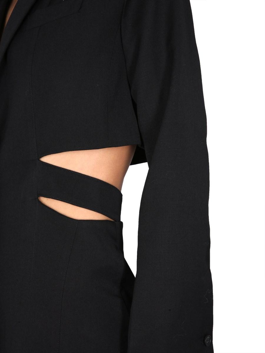 JACQUEMUS ABITO MINI BLAZER "BARI" IN LANA VERGINE