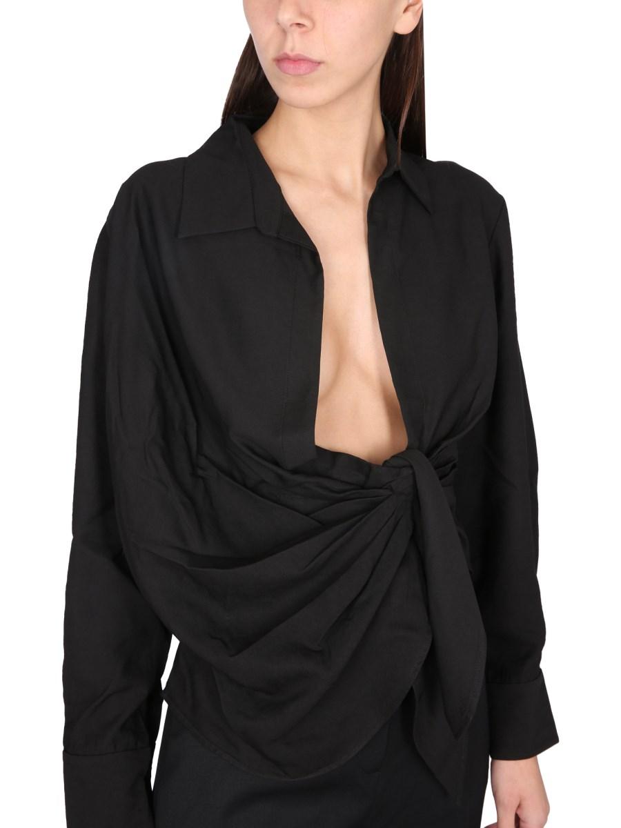 JACQUEMUS CAMICIA "BAHIA" IN VISCOSA