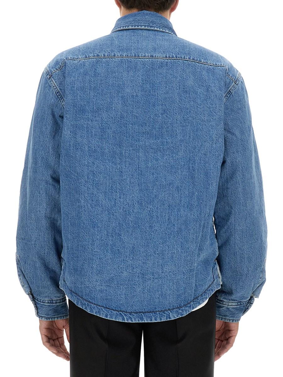 JACQUEMUS CAMICIA BOULANGER IN DENIM DI COTONE