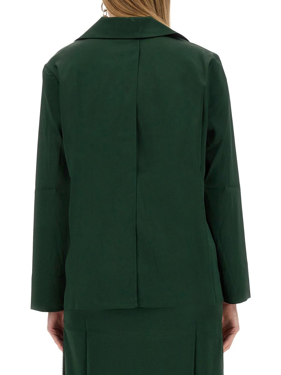JACQUEMUS CAMICIA LA CHEMISE NOTTE IN RASO