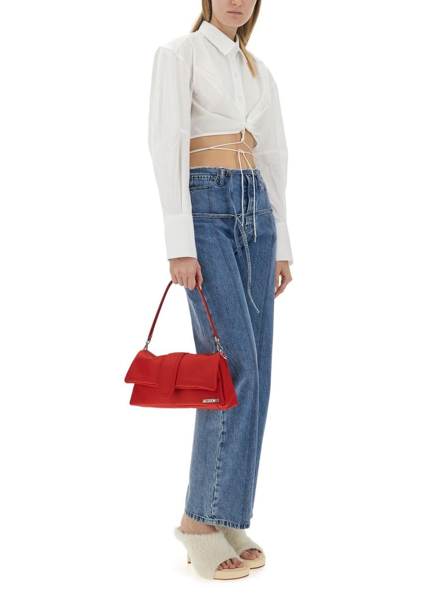 JACQUEMUS CAMICIA PLIDAO IN COTONE