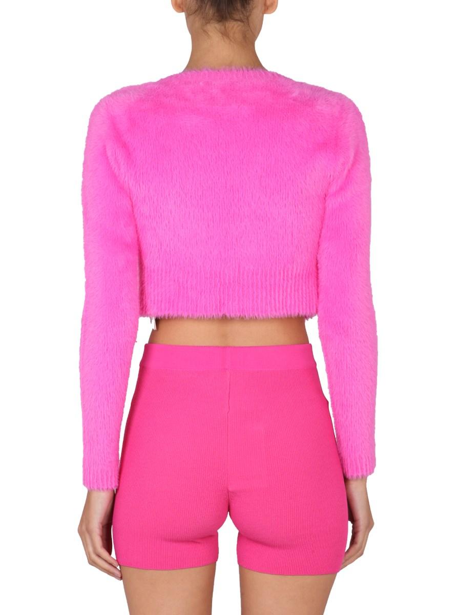 JACQUEMUS CARDIGAN "LA MAILLE NEVE" IN NYLON