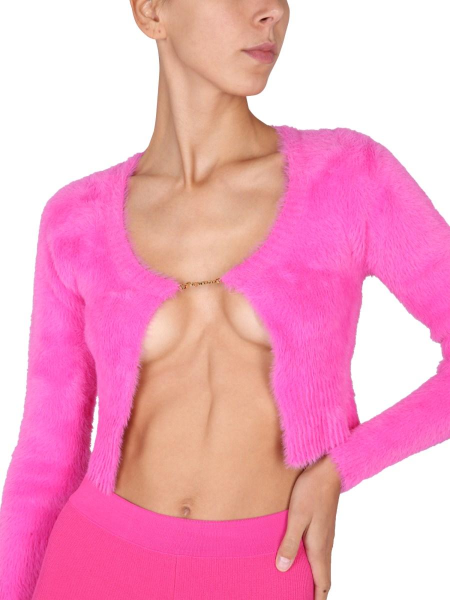 JACQUEMUS CARDIGAN "LA MAILLE NEVE" IN NYLON