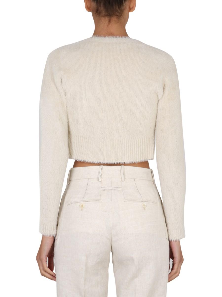 JACQUEMUS CARDIGAN "LA MAILLE NEVE" IN NYLON