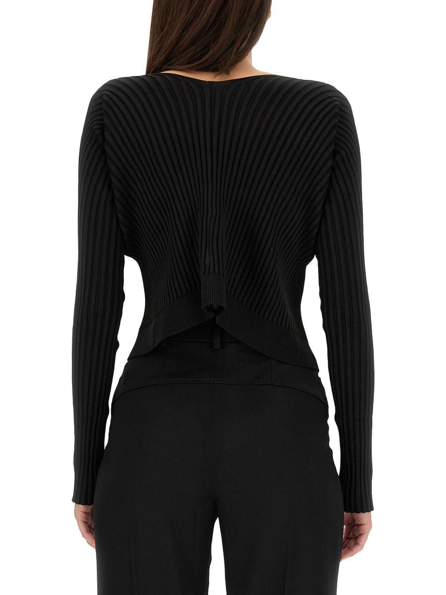JACQUEMUS CARDIGAN "LE PRALU LONGUE" SLIM FIT