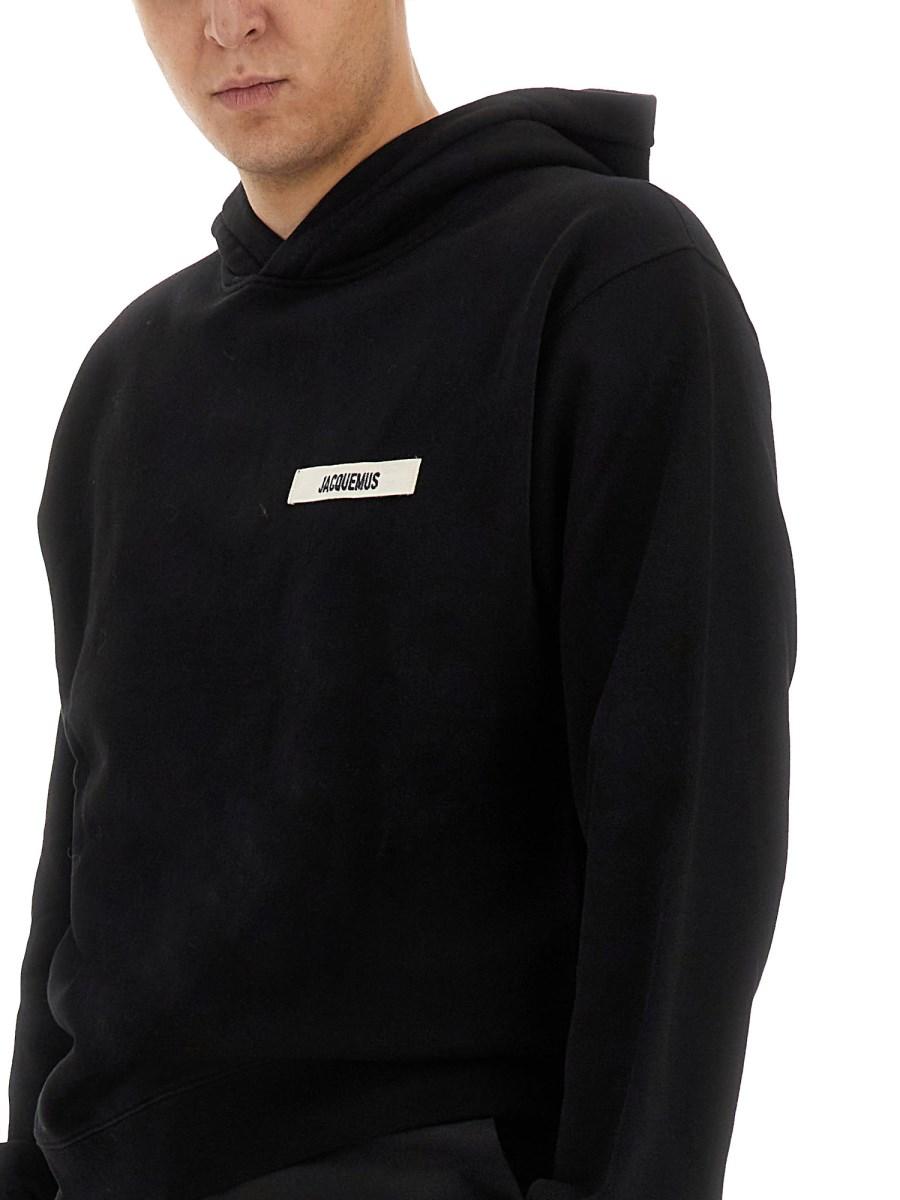 JACQUEMUS FELPA GROS GRAIN IN COTONE