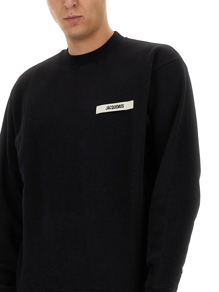 JACQUEMUS FELPA GROS GRAIN IN COTONE