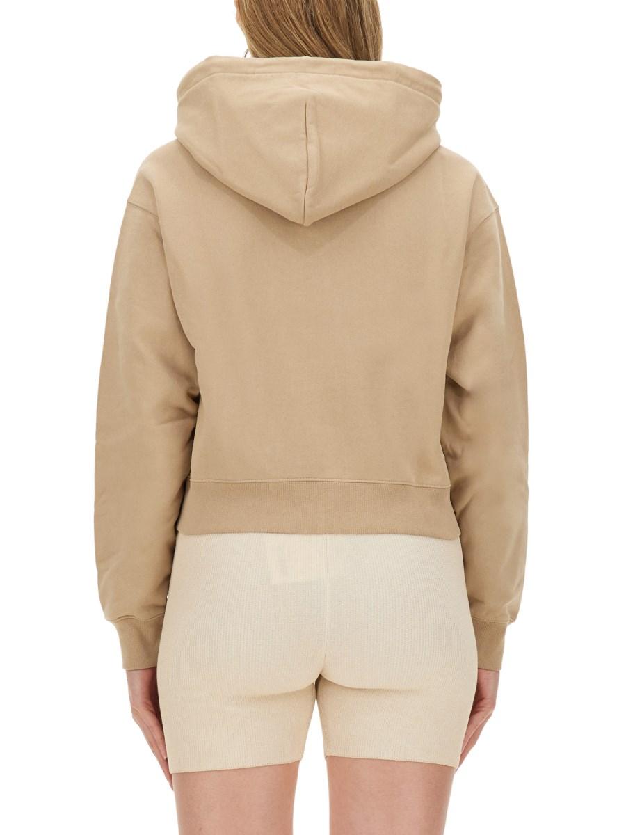 JACQUEMUS FELPA IN COTONE CON LOGO
