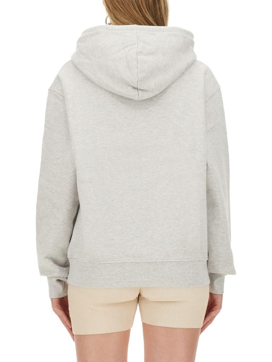 JACQUEMUS FELPA IN COTONE CON LOGO
