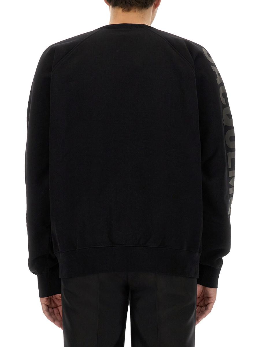 JACQUEMUS FELPA TYPO IN COTONE