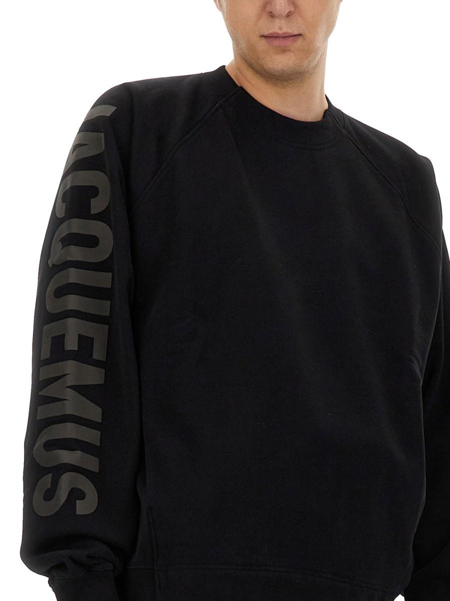 JACQUEMUS FELPA TYPO IN COTONE