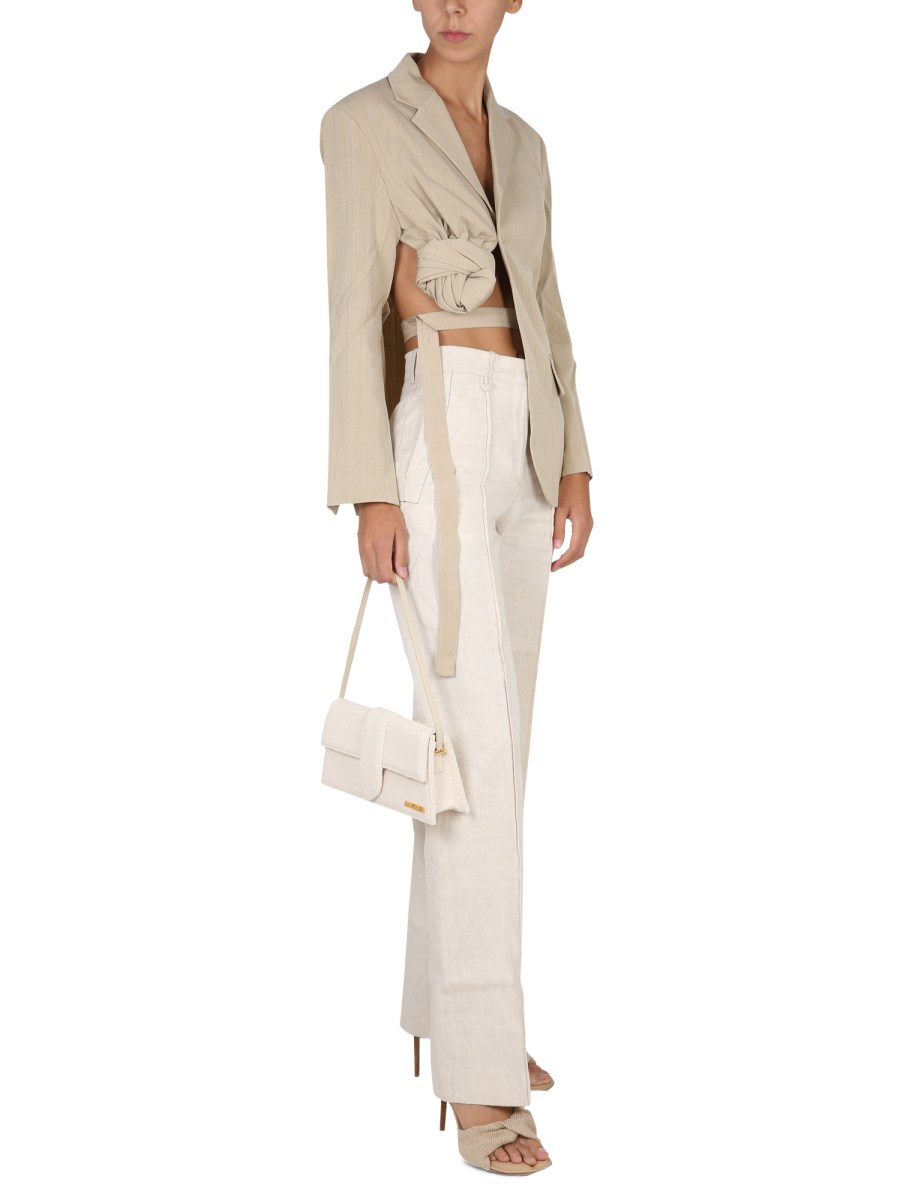 JACQUEMUS GIACCA BACCALA IN MISTO SETA