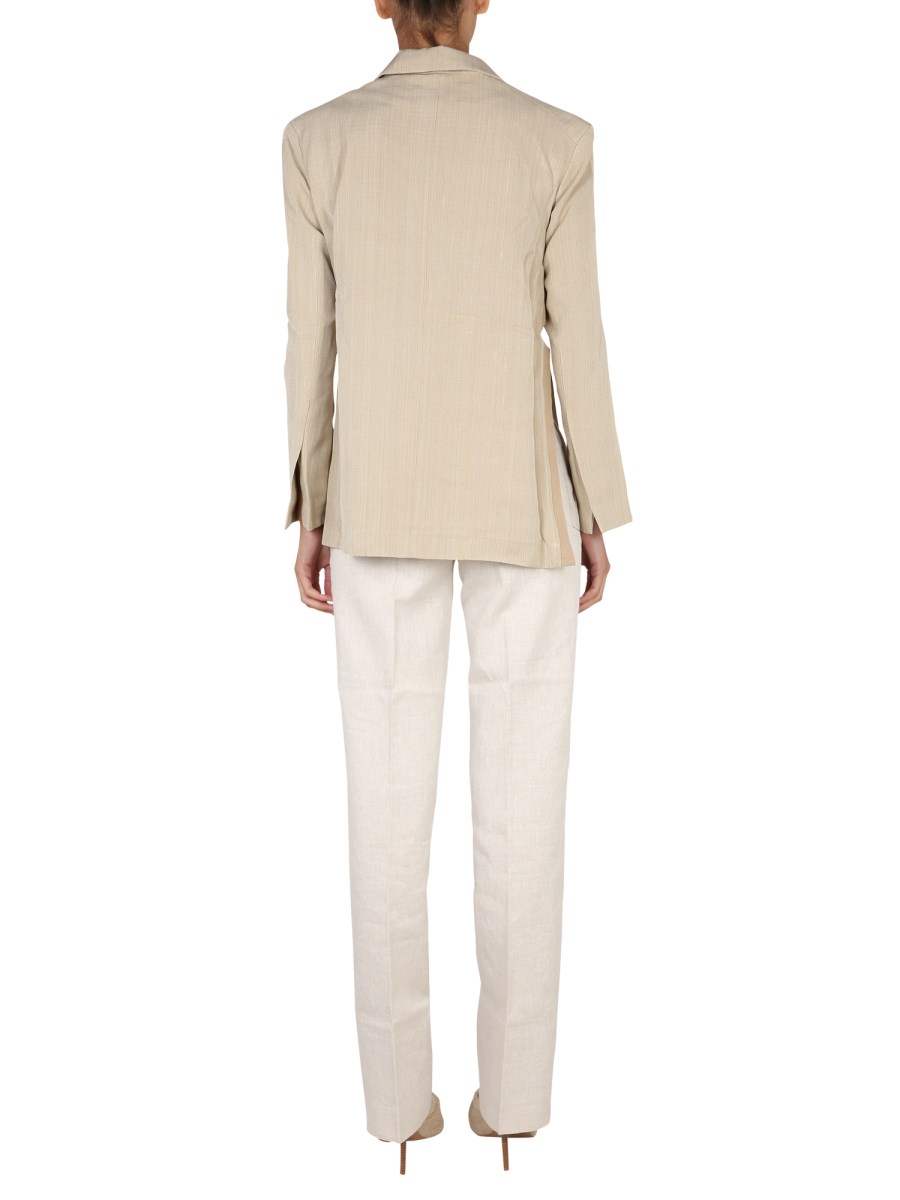 JACQUEMUS GIACCA BACCALA IN MISTO SETA
