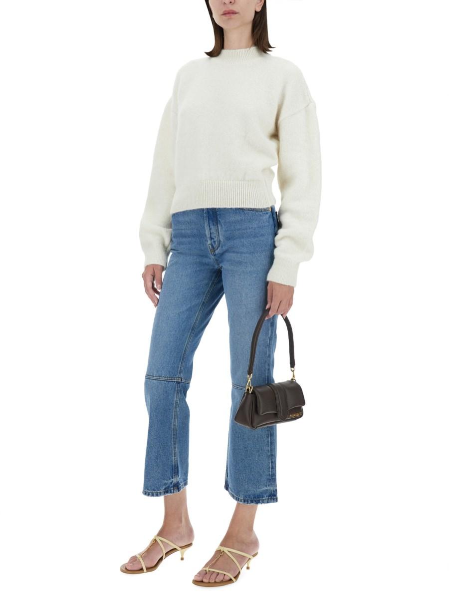 JACQUEMUS JEANS "LE DE-NÎMES COURT" IN DENIM