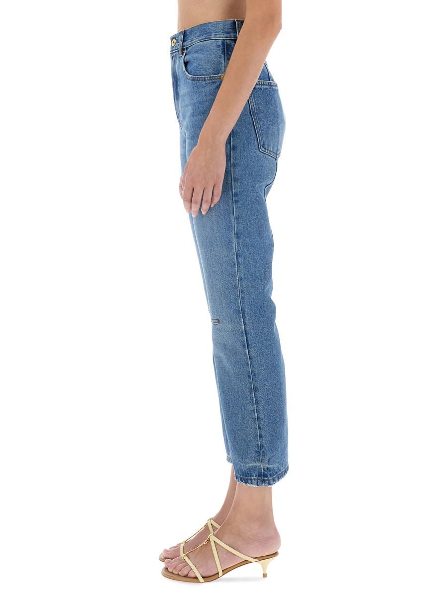 JACQUEMUS JEANS "LE DE-NÎMES COURT" IN DENIM