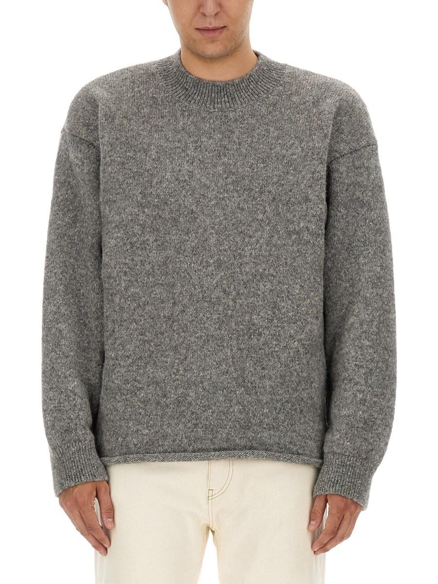 JACQUEMUS MAGLIA IN LANA CON LOGO