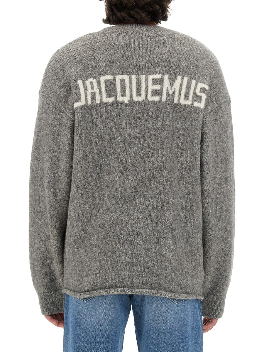 JACQUEMUS MAGLIA IN LANA CON LOGO