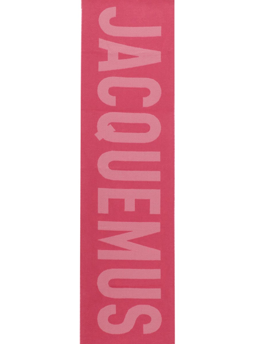 JACQUEMUS SCIARPA IN LANA CON LOGO