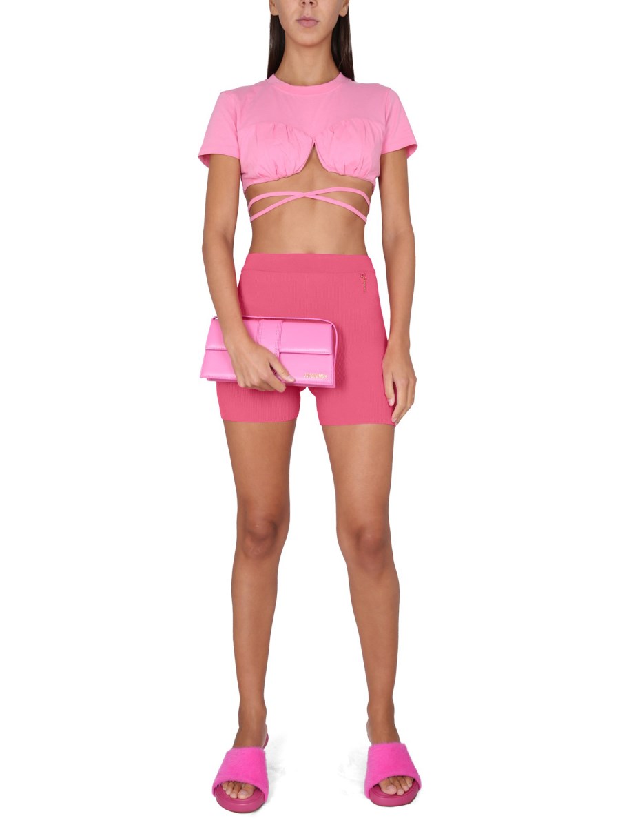 JACQUEMUS SHORTS "PRALU" IN COTONE