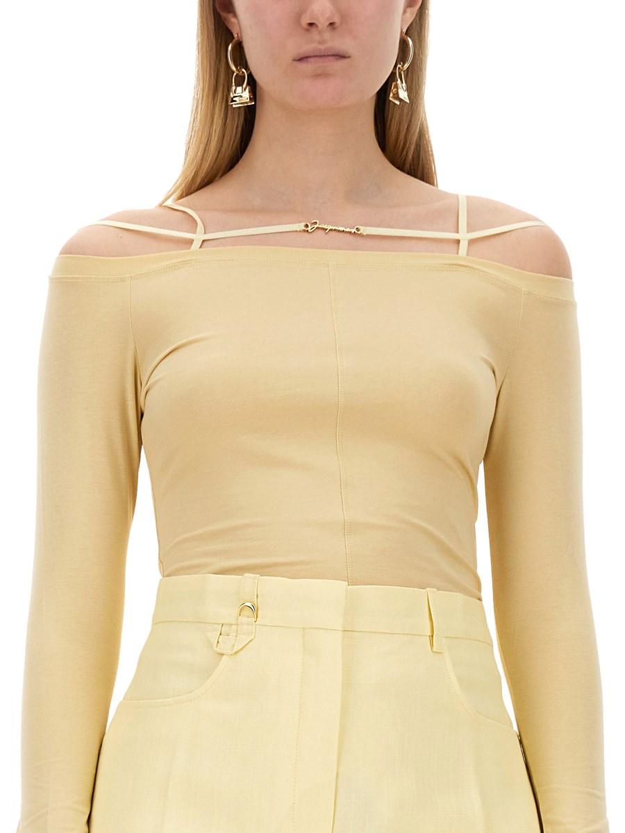 JACQUEMUS T-SHIRT "SIERRA" IN COTONE