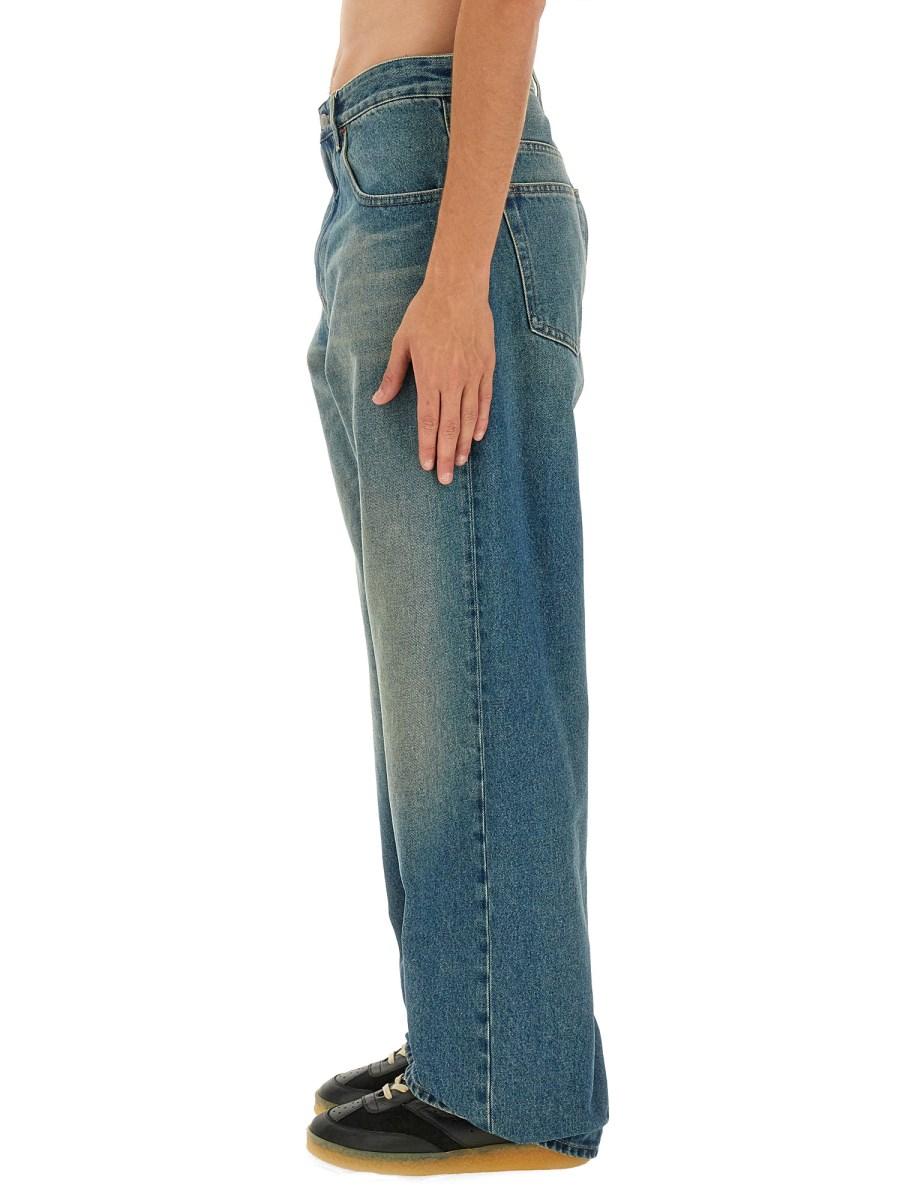 MM6 MAISON MARGIELA JEANS A CINQUE TASCHE IN DENIM DI COTONE