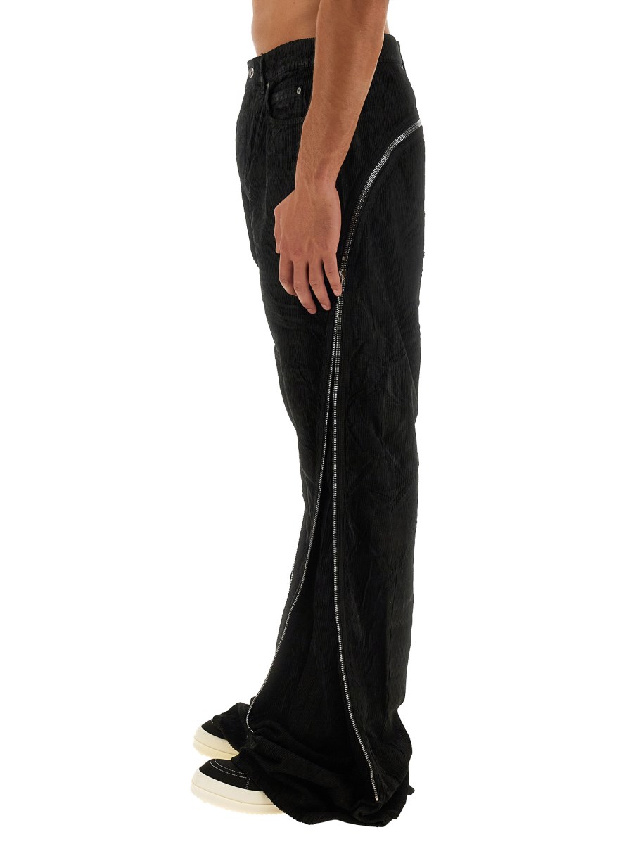 RICK OWENS DRKSHDW JEANS BOLAN BANANA IN DENIM DI COTONE