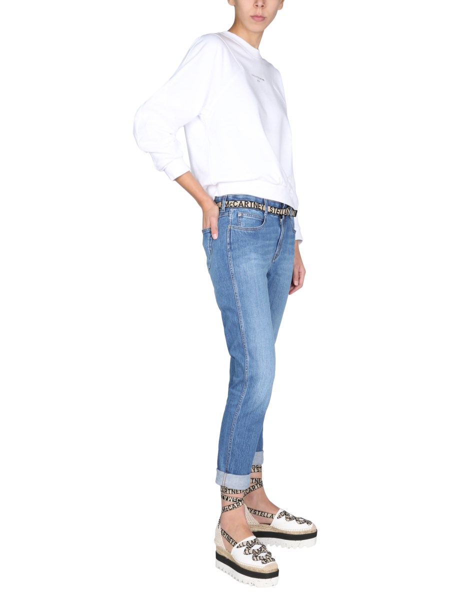 STELLA McCARTNEY JEANS BOYFRIEND SKINNY FIT IN DENIM STRENCH