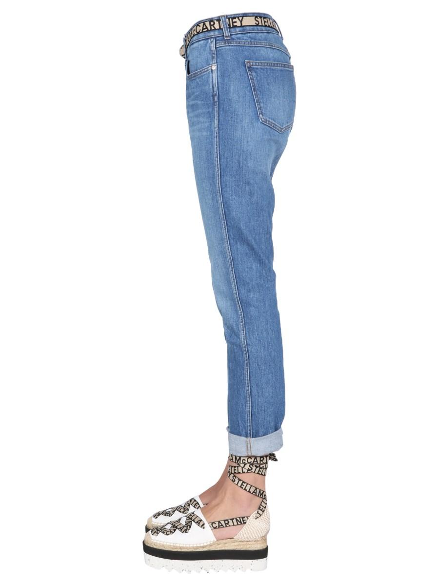 STELLA McCARTNEY JEANS BOYFRIEND SKINNY FIT IN DENIM STRENCH