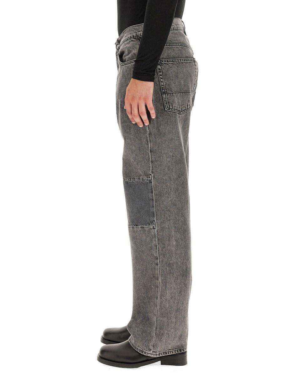 OUR LEGACY JEANS EXTENDED THIRD CUT IN DENIM DI COTONE VINTAGE
