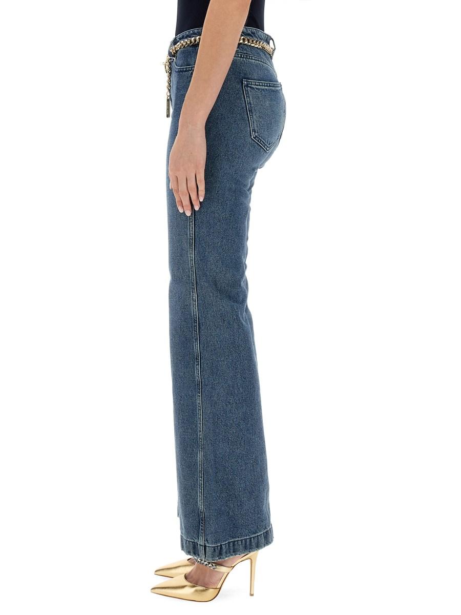 MICHAEL BY MICHAEL KORS JEANS FLARE FIT IN DENIM DI COTONE