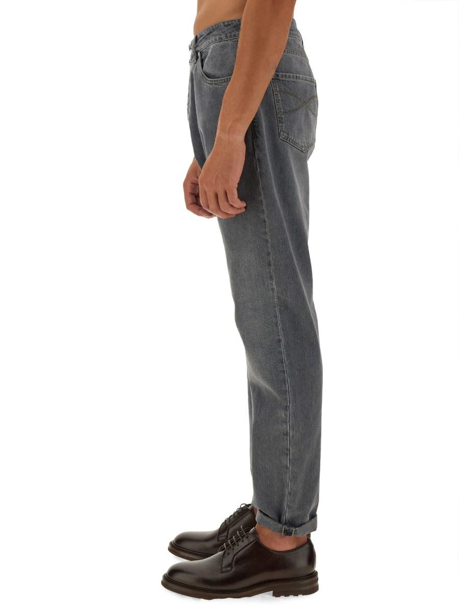 BRUNELLO CUCINELLI JEANS ICONIC FIT IN DENIM DI COTONE