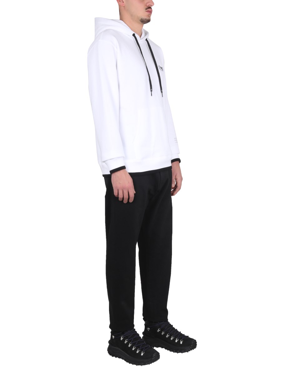 MONCLER GENIUS JEANS IN DENIM DI COTONE 7 MONCLER FRGMT HIROSHI FUJIWARA