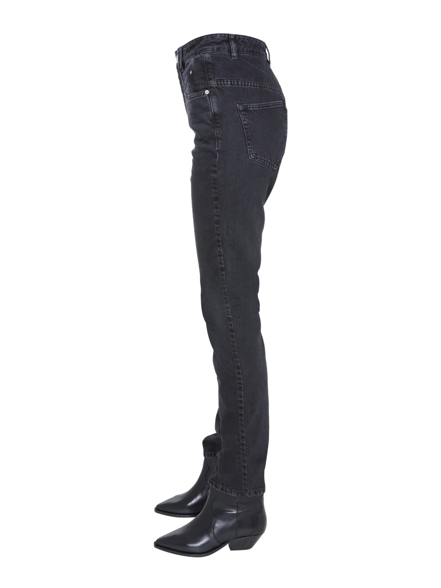 ISABEL MARANT JEANS "NOMINIC" SLIM FIT IN DENIM DI COTONE