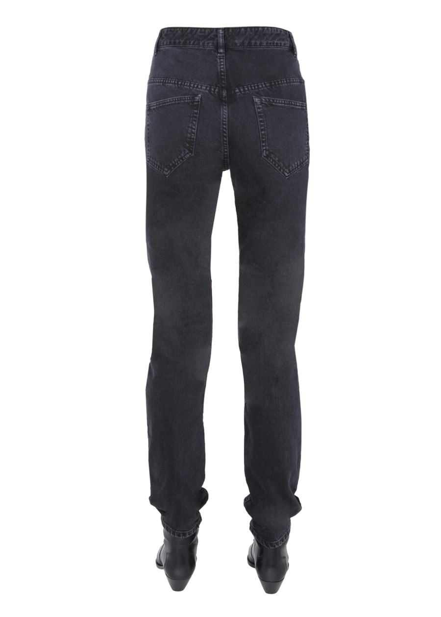 ISABEL MARANT JEANS "NOMINIC" SLIM FIT IN DENIM DI COTONE