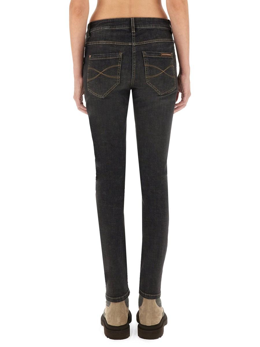 BRUNELLO CUCINELLI JEANS REGULAR FIT IN DENIM DI COTONE