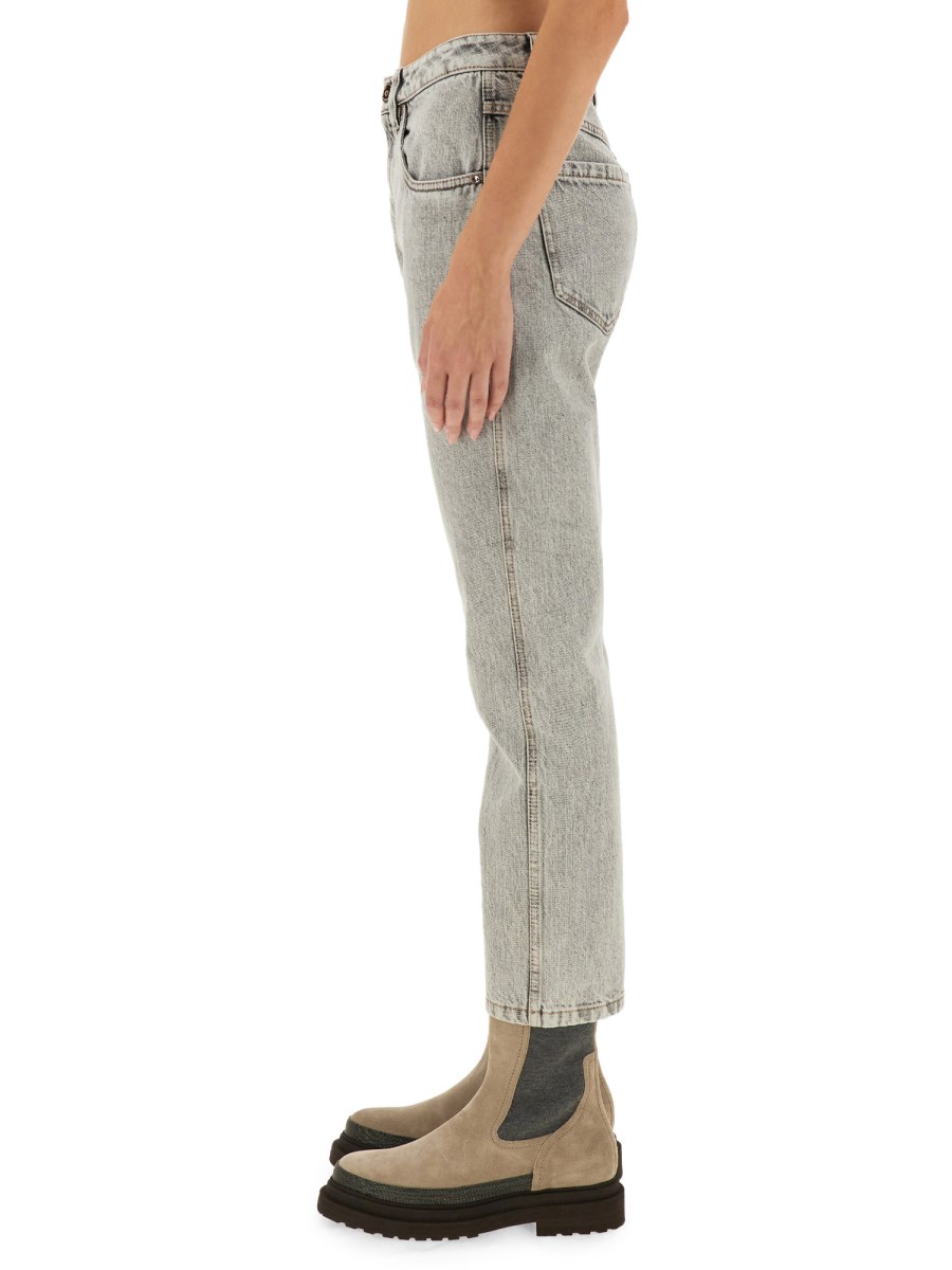 BRUNELLO CUCINELLI JEANS REGULAR FIT IN DENIM DI COTONE
