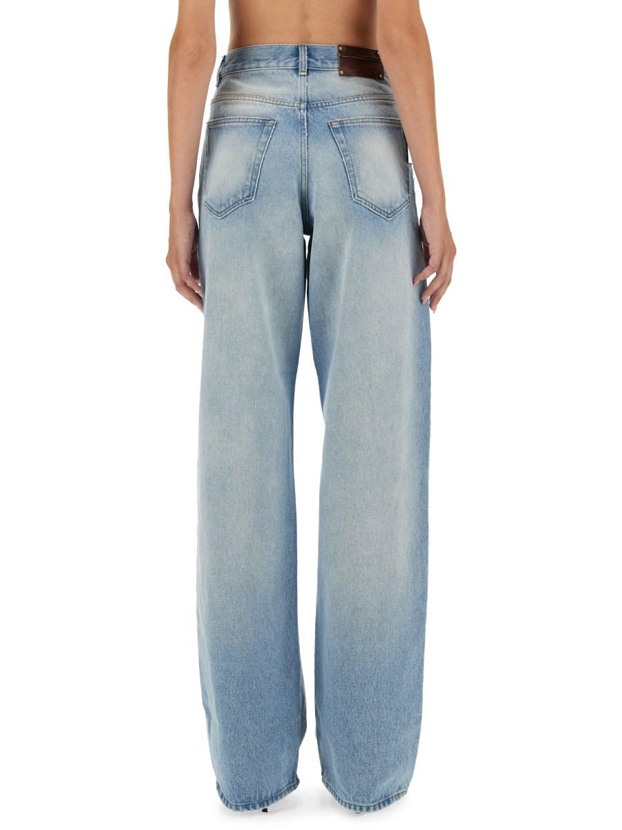 DRIES VAN NOTEN JEANS REGULAR FIT IN DNEIM DI COTONE