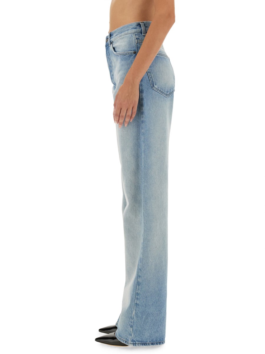 DRIES VAN NOTEN JEANS REGULAR FIT IN DNEIM DI COTONE