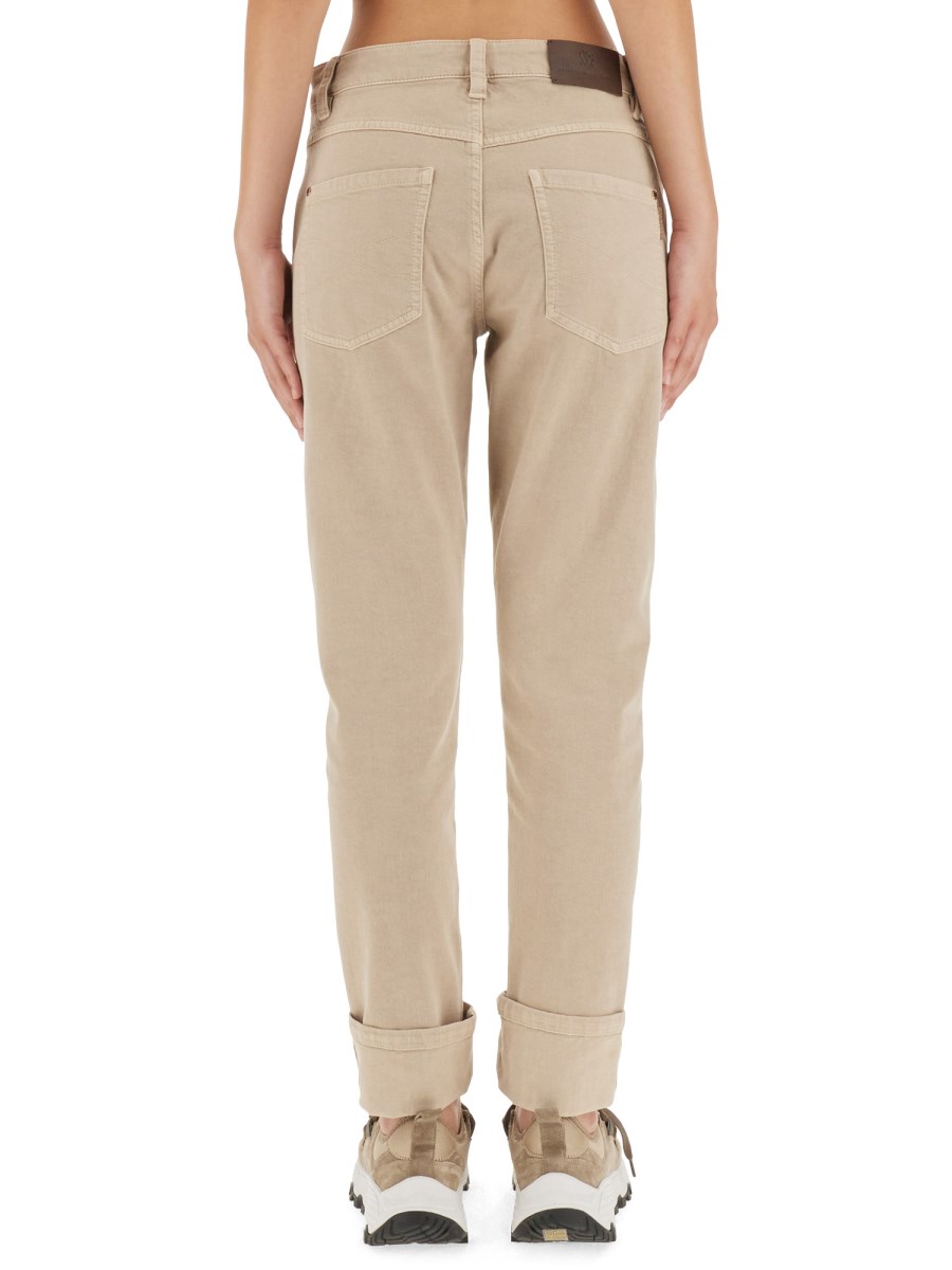 BRUNELLO CUCINELLI JEANS SKINNY FIT IN DENIM DI COTONE