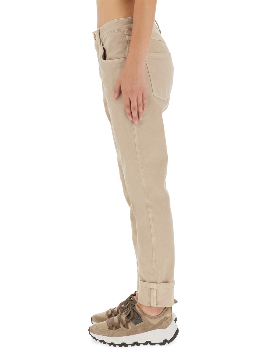 BRUNELLO CUCINELLI JEANS SKINNY FIT IN DENIM DI COTONE