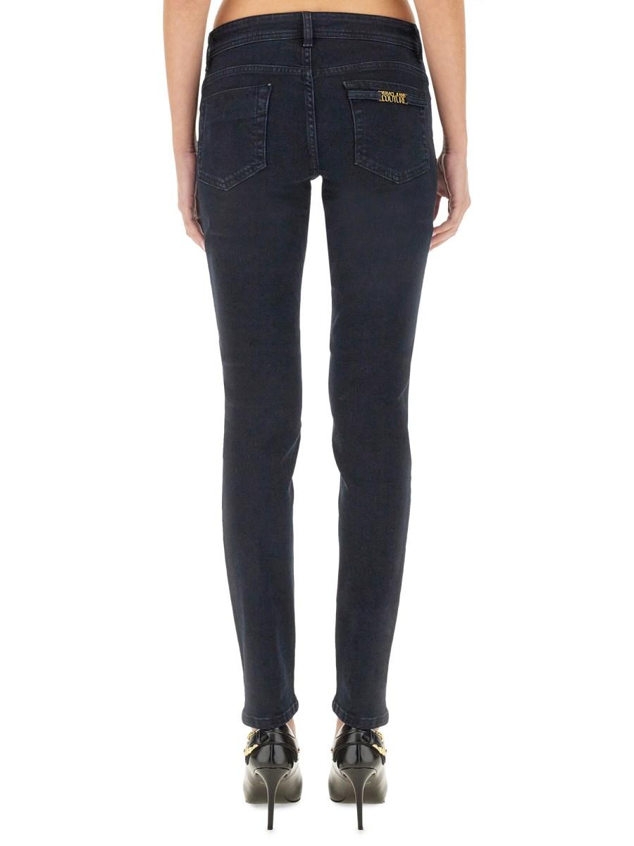 VERSACE JEANS COUTURE JEANS SLIM FIT IN DENIM DI COTONE