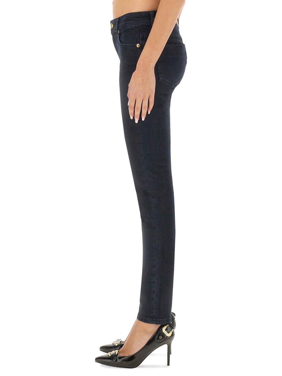 VERSACE JEANS COUTURE JEANS SLIM FIT IN DENIM DI COTONE