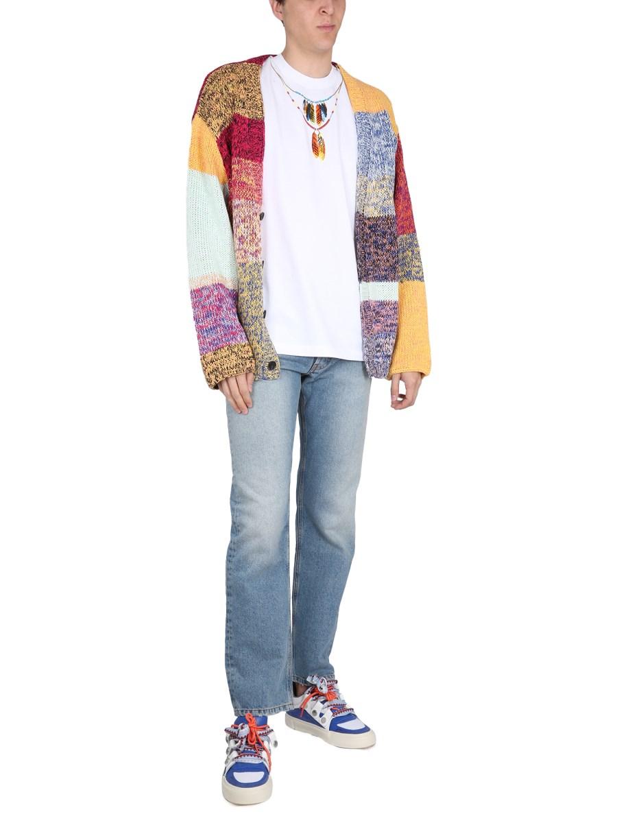 MARCELO BURLON COUNTY OF MILAN JEANS SLIM FIT IN DENIM DI COTONE