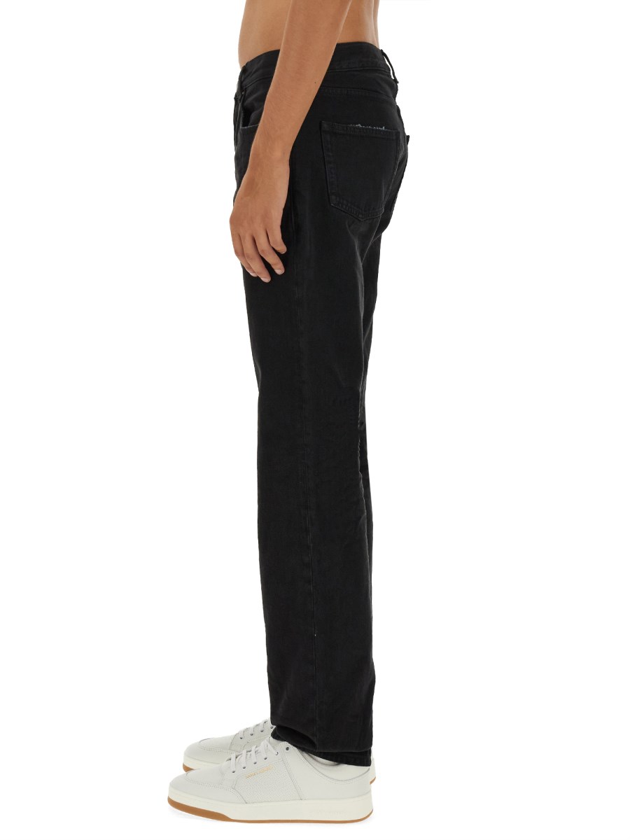 SAINT LAURENT JEANS STRAIGHT LEG IN DENIM DI COTONE