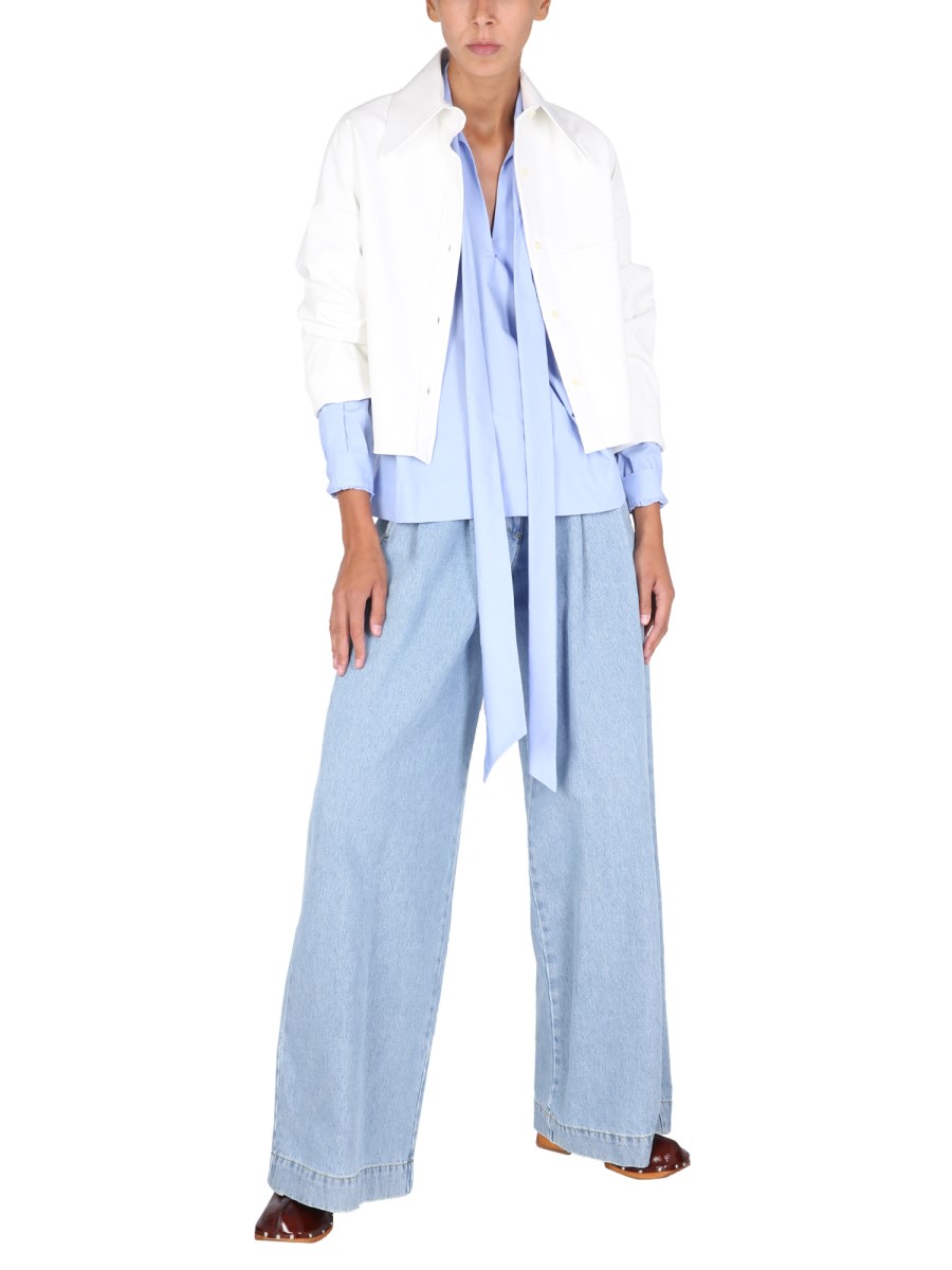JEJIA GIACCA CAMICIA "ALY BABY" IN MISTO VISCOSA