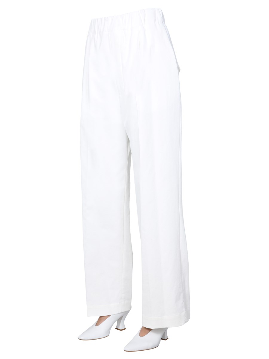 JEJIA PANTALONE AMPIO IN MISTO COTONE CON ELASTICO