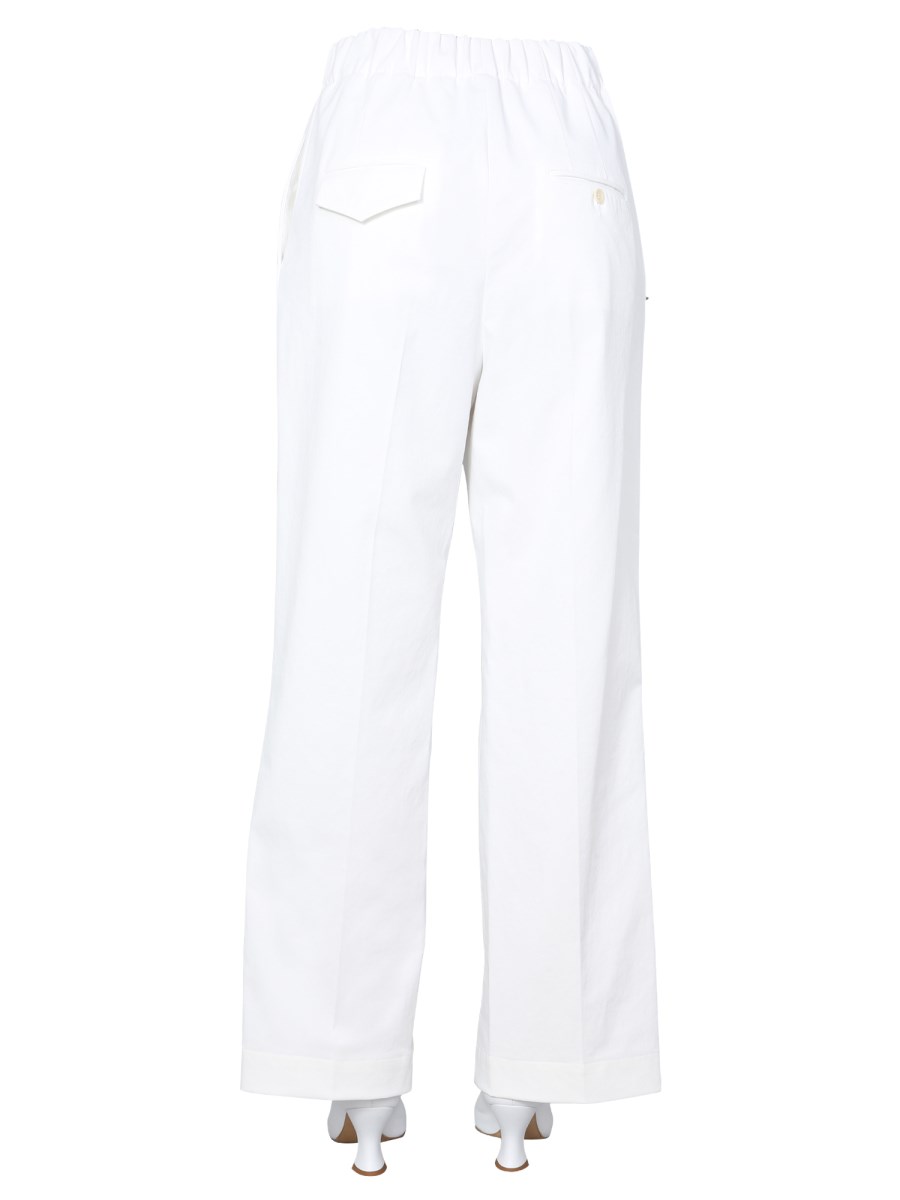 JEJIA PANTALONE AMPIO IN MISTO COTONE CON ELASTICO